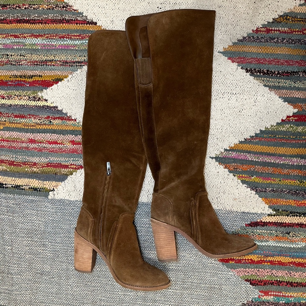 Vince Camuto suede over the knee boot
